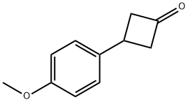 3-(4-甲氧基苯基)环丁-1-酮 结构式