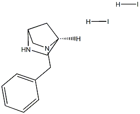 (1S)-2-Benzyl-2,5-diazabicyclo[2.2.1]heptane dihydroiodide 结构式