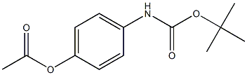 4-((叔丁氧基羰基)氨基)乙酸苯酯 结构式