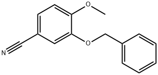 3-(苄氧基)-4-甲氧基苯腈 结构式