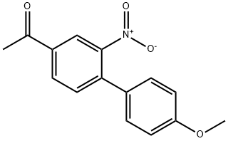 1-(4'-Methoxy-2-nitro-[1,1'-biphenyl]-4-yl)ethanone 结构式