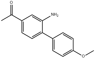 1-(2-aMino-4'-Methoxy-[1,1'-biphenyl]-4-yl)ethanone 结构式