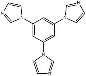 1,3,5-三(1H-咪唑-1-基)苯 结构式