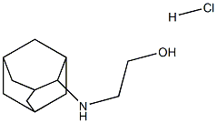 2-(金刚烷-2-基氨基)乙醇盐酸盐 结构式