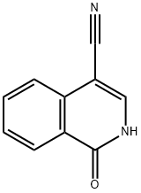 1-氧代-1,2-二氢异喹啉-4-甲腈 结构式