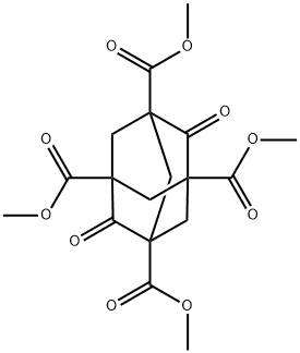 (1r,3r,5r,7r)-tetraMethyl 2,6-dioxoadaMantane-1,3,5,7-tetracarboxylate 结构式