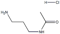 N-(3-AMinopropyl)acetaMide HCl 结构式