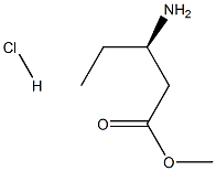 (R)-3-氨基戊酸甲酯盐酸盐 结构式