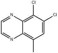 5,6-二氯-8-甲基喹喔啉 结构式