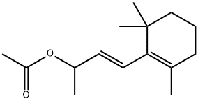 (E)-4-(2,6,6-TriMethyl-1-cyclohexen-1-yl)-3-Buten-2-ol Acetate 结构式