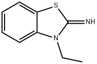 3-乙基苯并[D]噻唑-2(3H)-亚胺 结构式