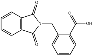 Α-邻苯二甲酰亚胺基邻甲苯甲酸 结构式