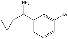 (3-溴苯基)(环丙基)甲胺 结构式