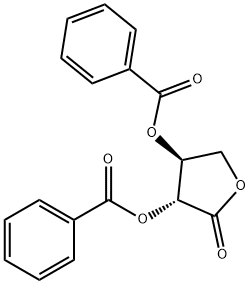 (3R,4S)-2-氧代四氢呋喃-3,4-二基二苯甲酸酯 结构式