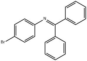 4-溴-N-(二苯亚甲基)苯胺 结构式