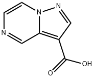 吡唑并[1,5-A]吡嗪-3-羧酸 结构式
