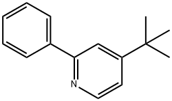 4-(叔丁基)-2-苯基吡啶 结构式