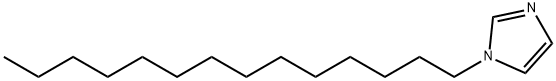 N-正十四烷基咪唑 结构式