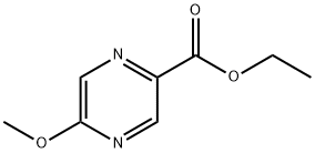 5-甲氧基吡嗪-2-甲酸乙酯 结构式