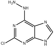 2 - 氯 - 6 - 肼基 - 7H - 嘌呤 结构式