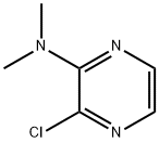 3-氯-N,N-二甲基吡嗪-2-胺 结构式