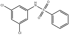 N-(3,5-二氯苯基)苯磺酰胺 结构式