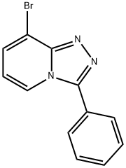 8-溴-3-苯基-[1,2,4]三唑并[4,3-A]吡啶 结构式