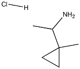 1-(1-甲基环丙基)乙胺盐酸盐 结构式