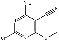 4 - 氨基-2 - 氯-6 - (甲硫基) - 5 - 氰基吡啶 结构式