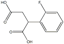 (2-氟苯基)琥珀酸 结构式