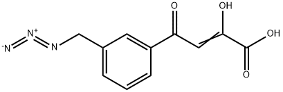 4-[3-(叠氮基甲基)苯基]-2-羟基-4-氧代-2-丁烯酸 结构式