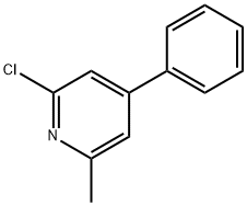 2-氯-6-甲基-4-苯基吡啶 结构式