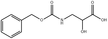 CBZ-3-氨基-2-羟基丙酸 结构式