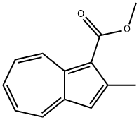 2-甲基薁-1-甲酸甲酯 结构式