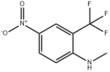 N-Methyl-4-nitro-2-(trifluoroMethyl)aniline 结构式