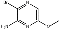 2-氨基-3-溴-6-甲氧基吡嗪 结构式