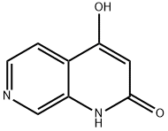 4-Hydroxy-1,7-naphthyridin-2(1H)-one 结构式