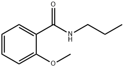 2-甲氧基-N-N-丙基苯甲酰胺 结构式