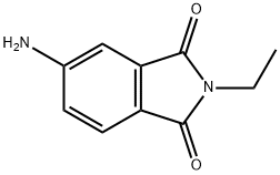 4-氨基-N-乙基邻苯二甲酰亚胺 结构式