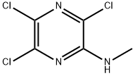 3,5,6-TRICHLORO-N-METHYLPYRAZIN-2-AMINE 结构式
