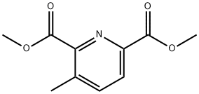 3-甲基吡啶-2,6-二甲酸二甲酯 结构式