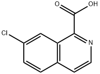 7-氯异喹啉羧酸 结构式