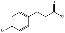3-(4-溴苯基)丙酰氯化 结构式