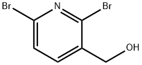 (2,6-二溴吡啶-3-基)甲醇 结构式