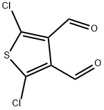 2,5-二氯噻吩-3,4-二甲醛 结构式