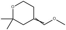 (Z)-4-(MethoxyMethylene)-2,2-diMethyltetrahydro-2H-pyran 结构式