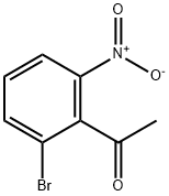 1-(2-溴-6-硝基苯基)乙酮 结构式