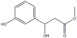 3-羟基-3-(3-羟基苯基)丙酸甲酯 结构式