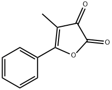 4-甲基-5-苯基呋喃-2,3-二酮 结构式