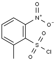 2-甲基-6-硝基苯-1-磺酰氯 结构式